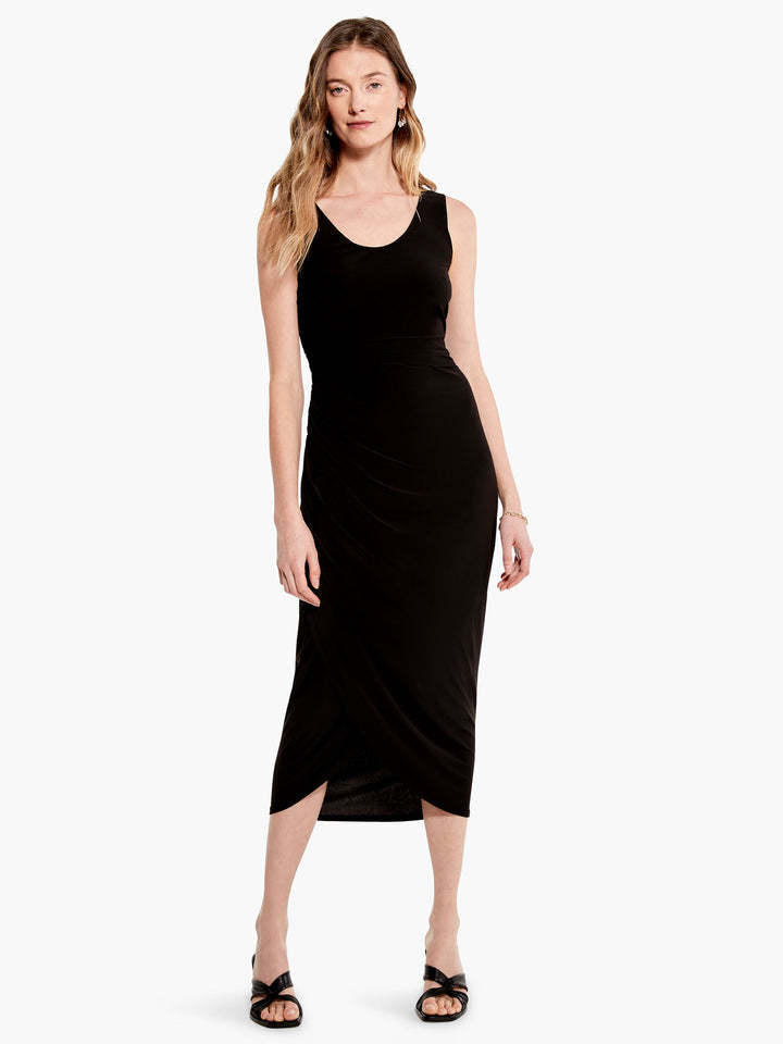 Ruched Perfect Black Dress M231203