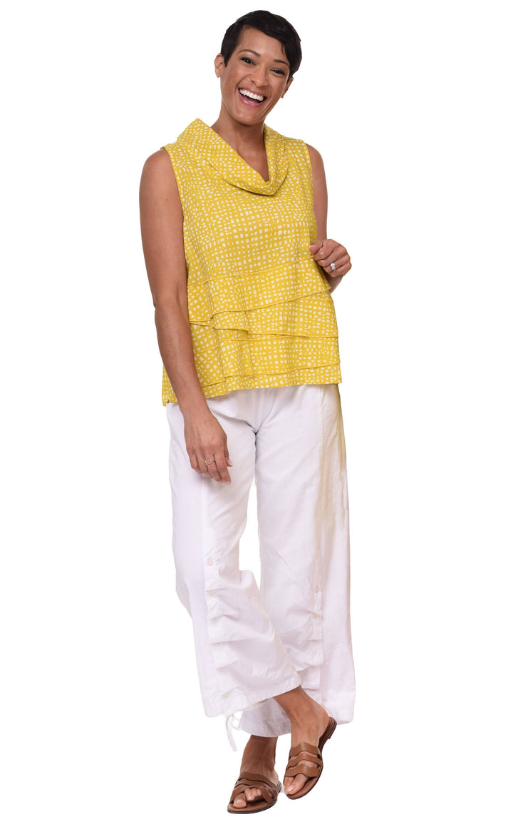 CV63 Leilani Top Goldfish Dots: L