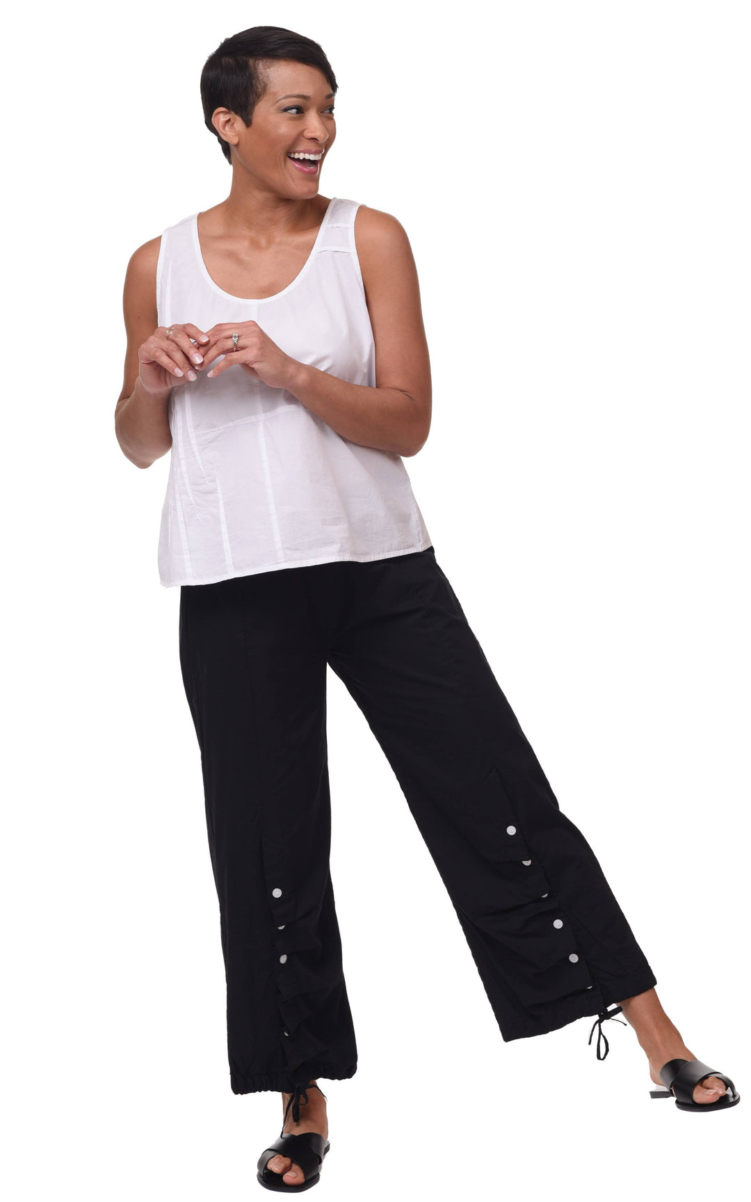 Tulip Clothing - CV21 Scooter Pant in Black: XL