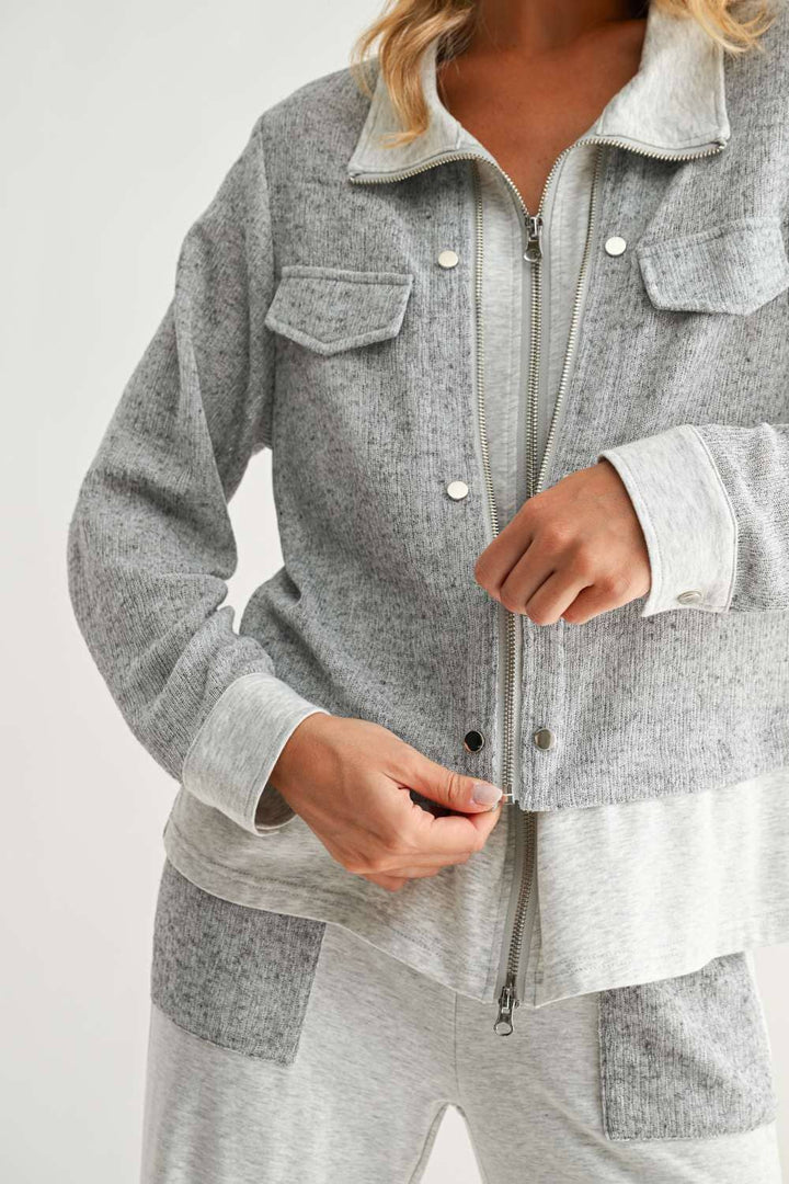 Jacob Jacket: Heather Grey / M