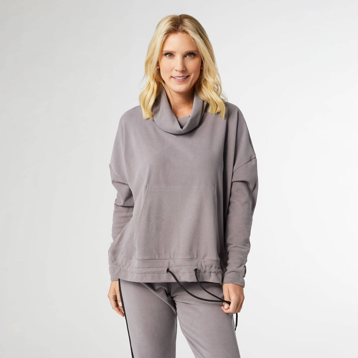 Tie Cowl: Grey / S/M