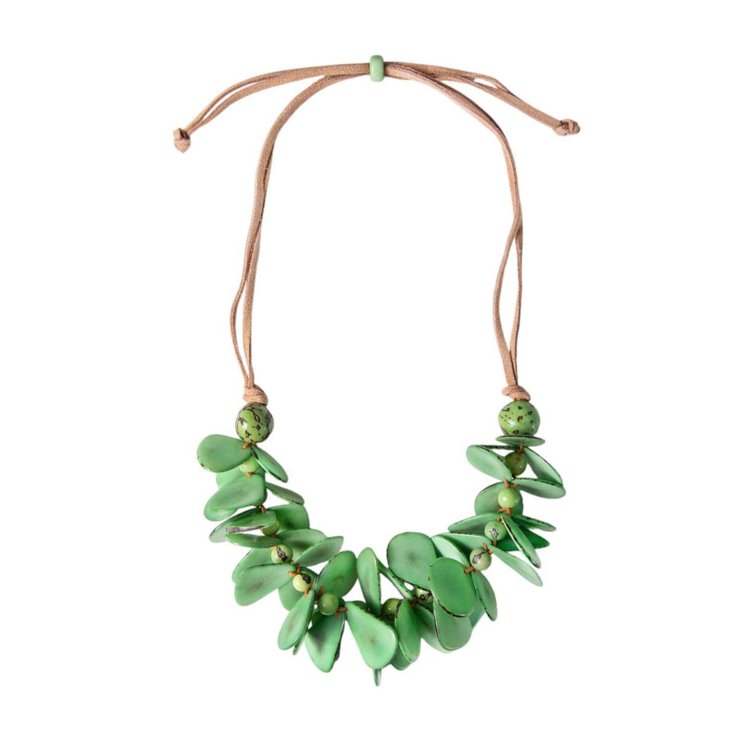Mariposa Necklace: Olive Combo