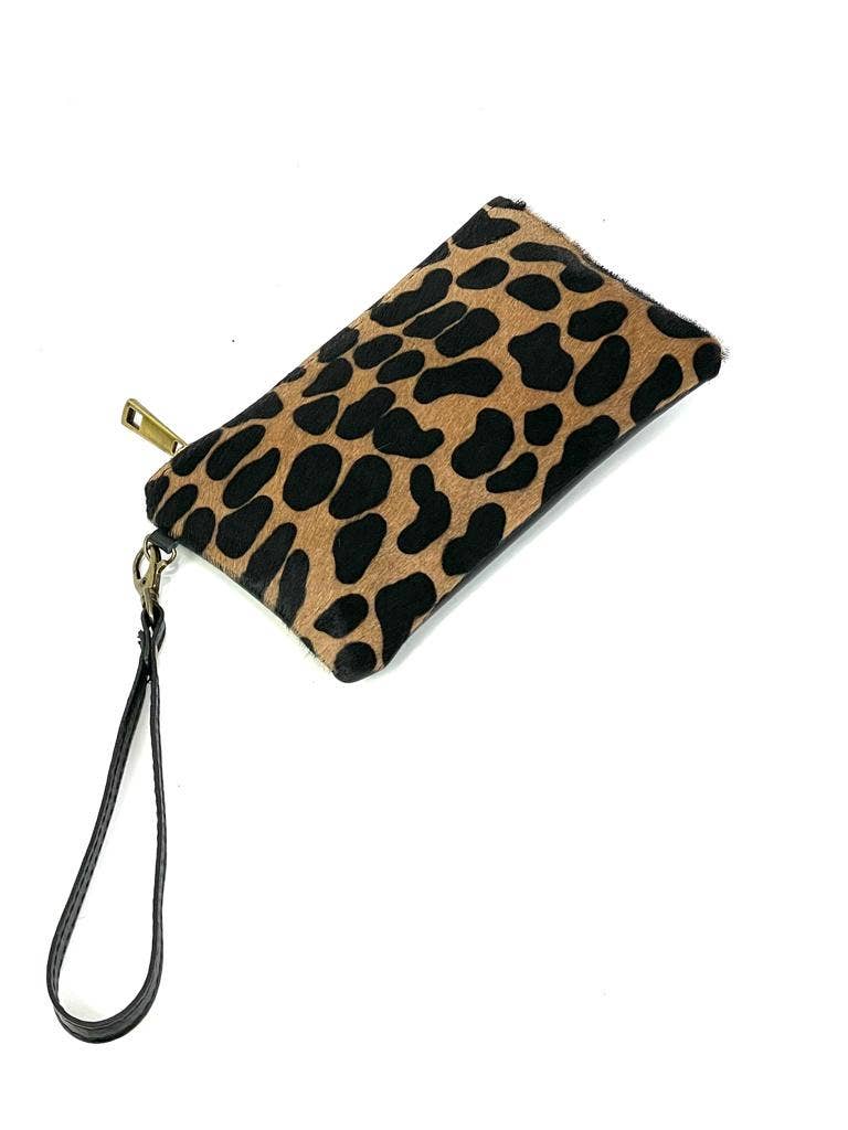 Leather handbag: Military green