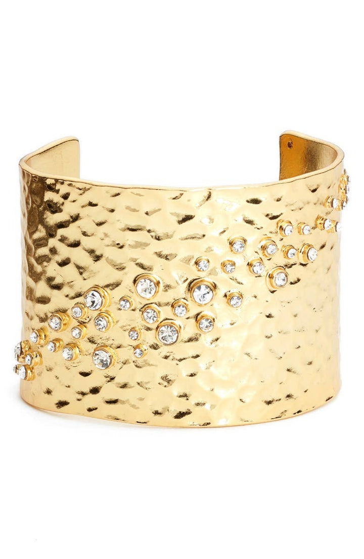 Embellished Cuff/ Pewter