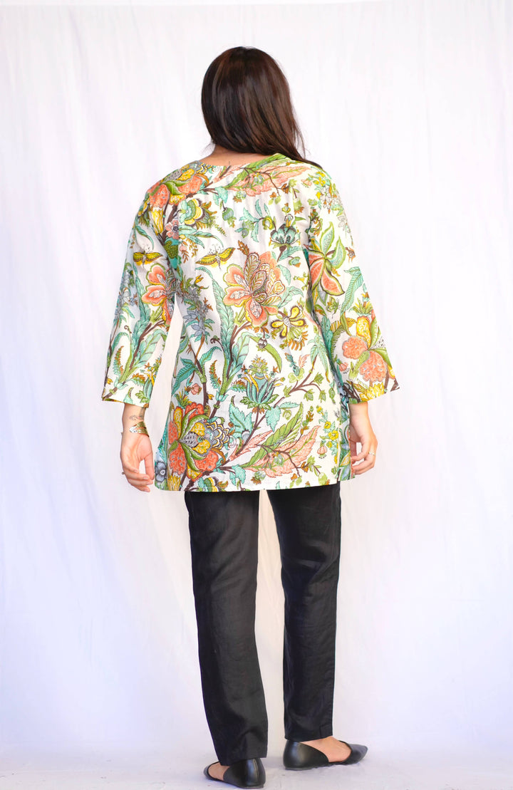 Seafoam Cotton Tunic: M