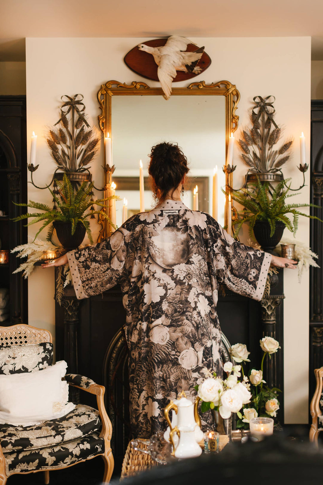 The Looking Glass Bamboo Duster Kimono Robe