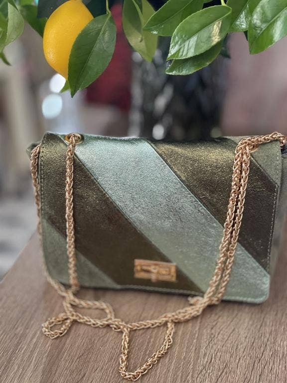 Multicolored Leather: Champagne