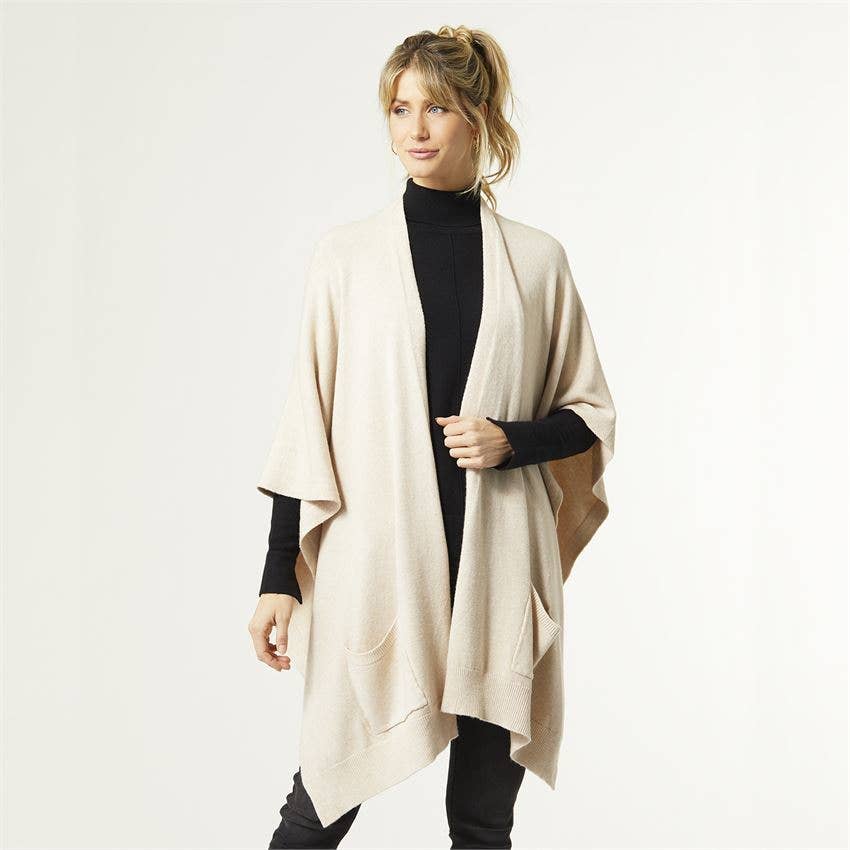Lightweight Cardigan Pocket: Mushroom