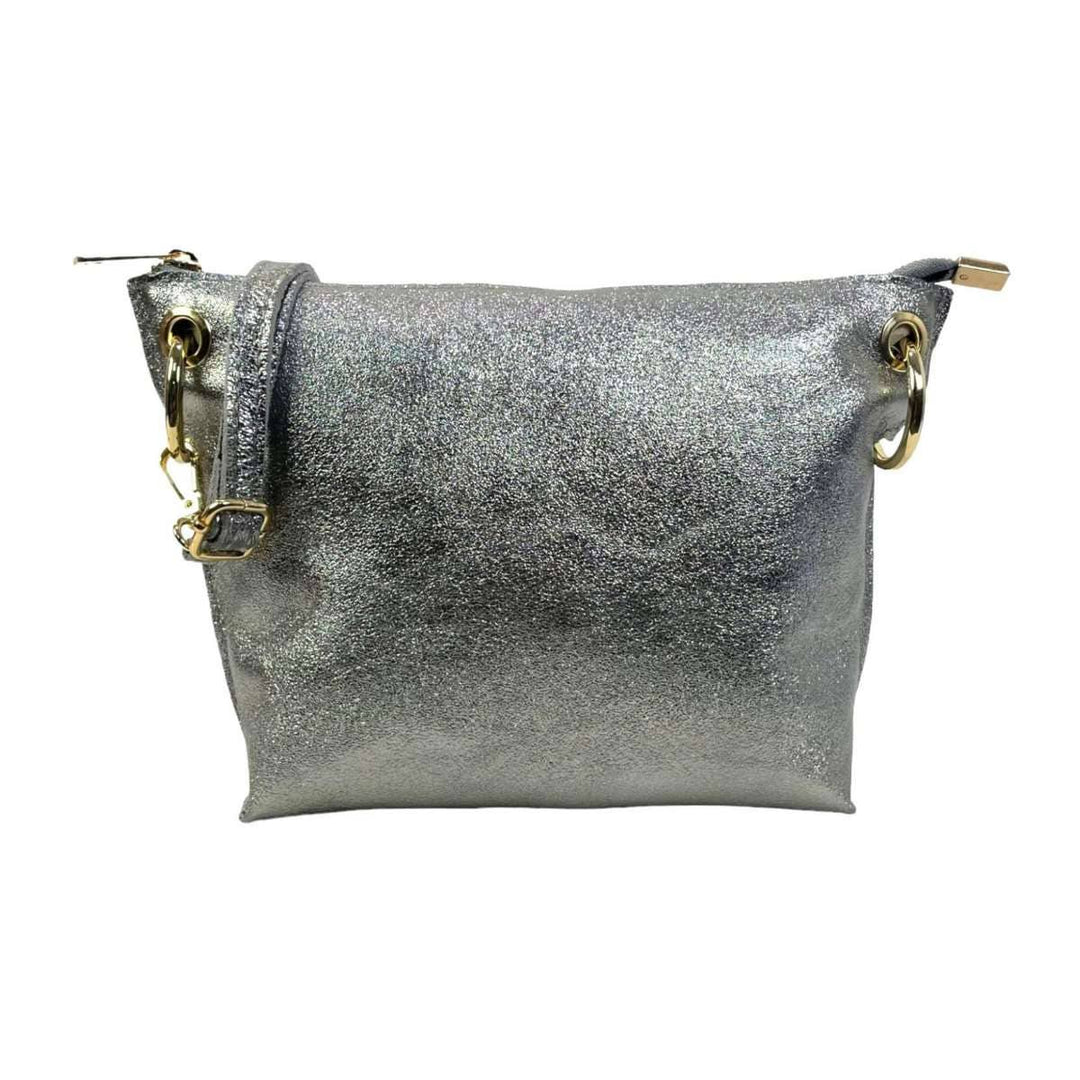 Leather Bag with: Fuchsia