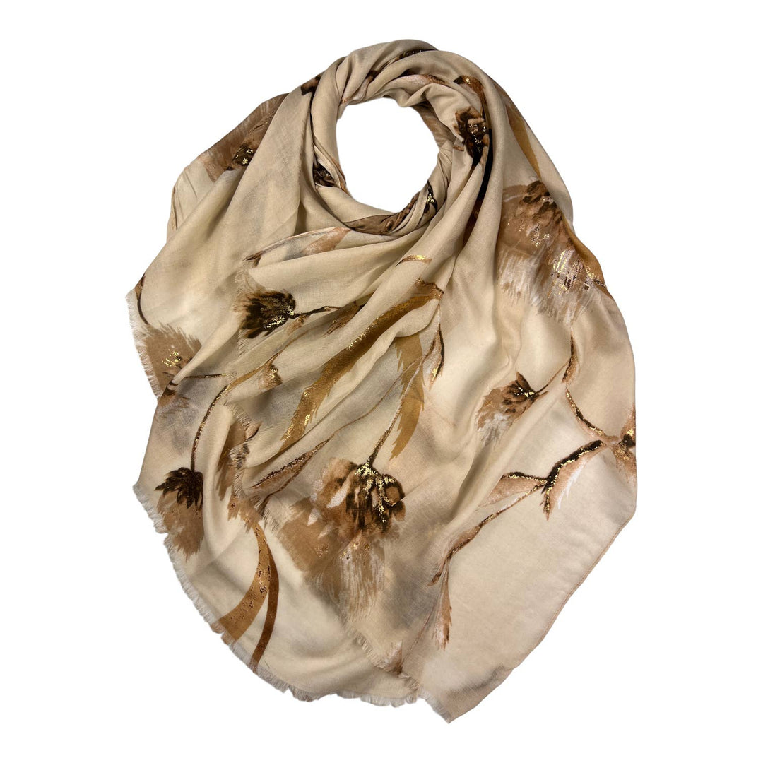 Dusty miller scarf: Black