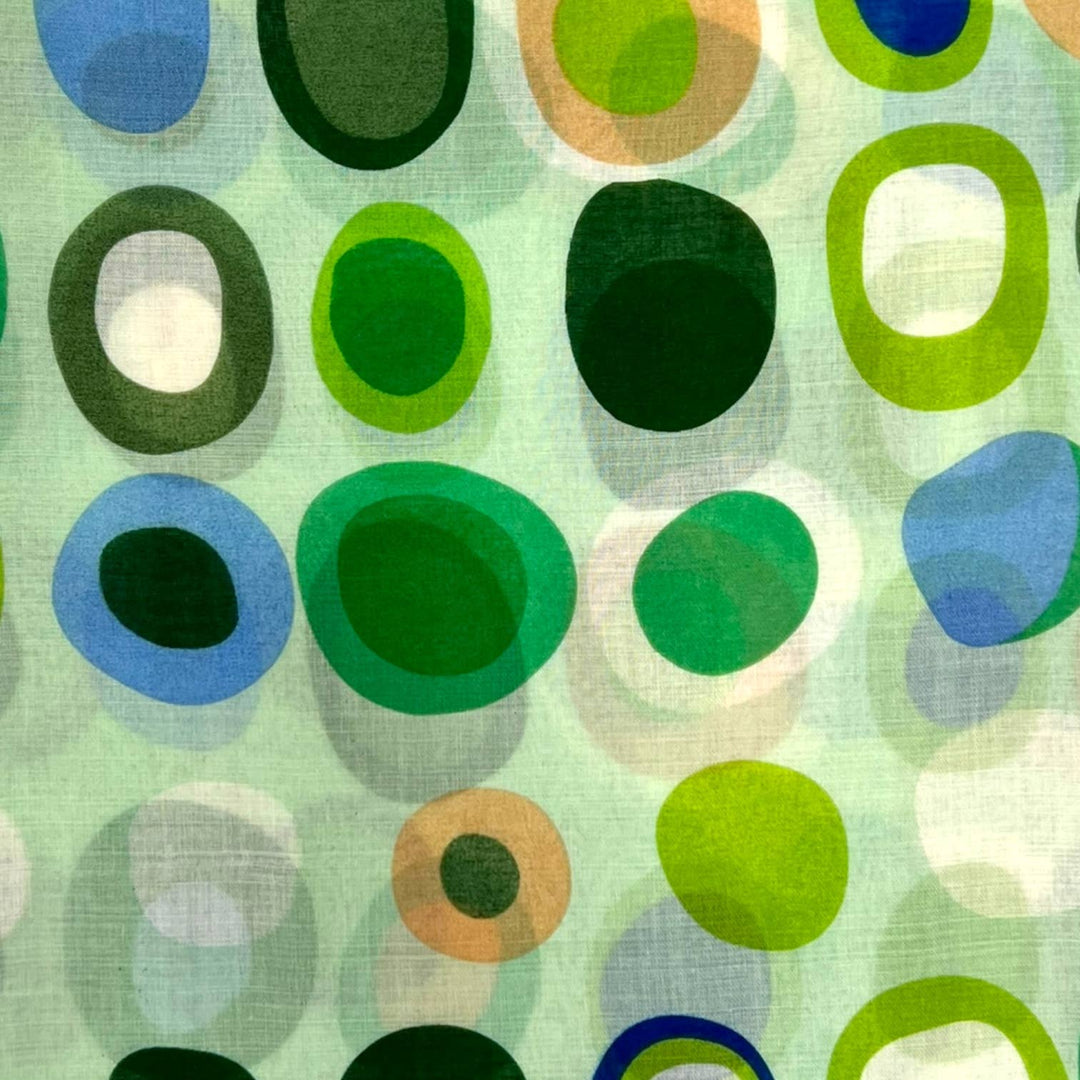 Retro style dots scarf : Beige