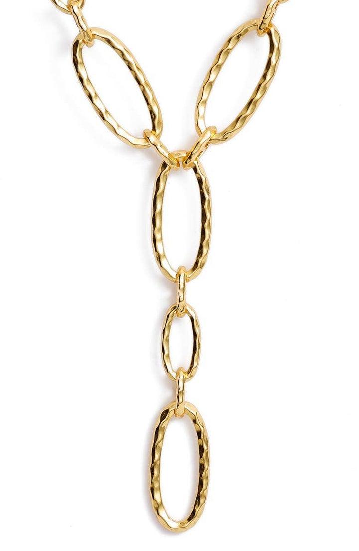 Y Link Necklace : GOLD
