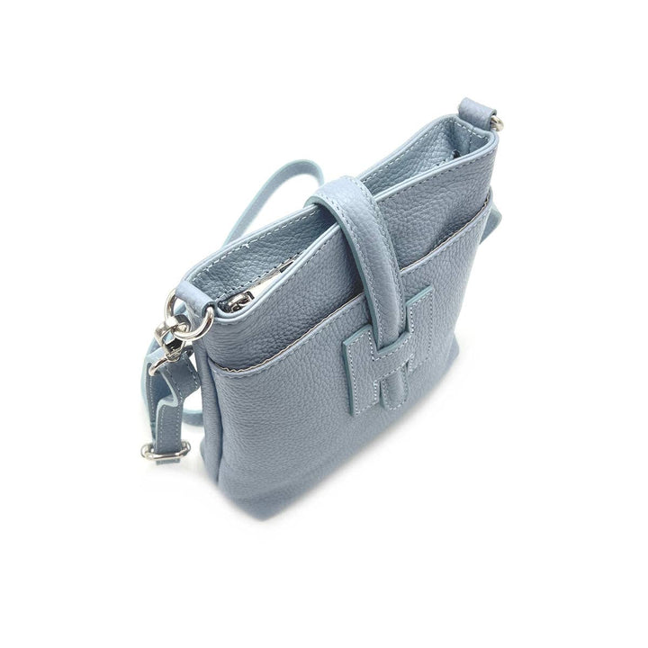 leather s bag, , Made in Italy, art. 112614: Camel