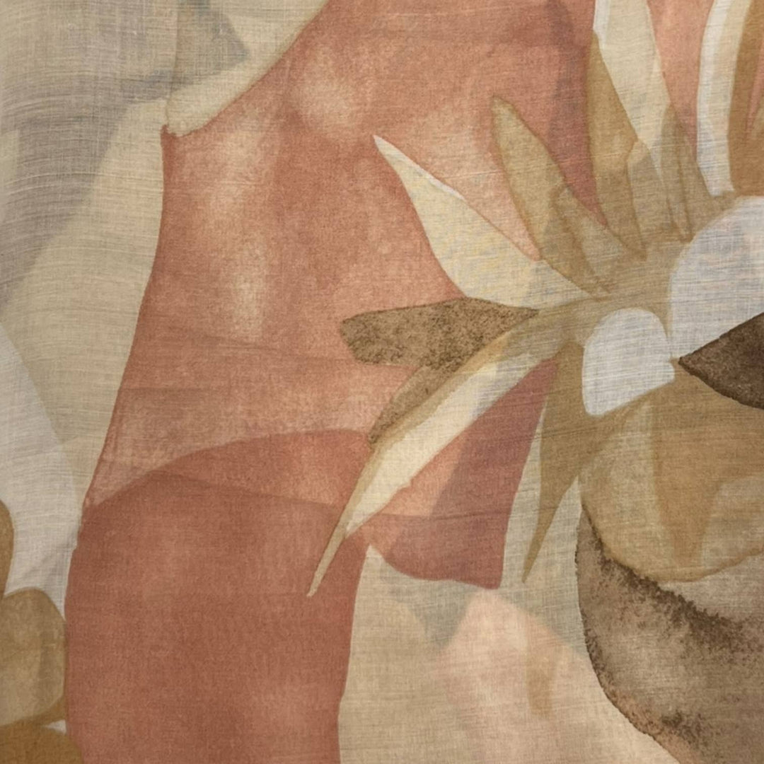 Soft Abstract painting scarf: Beige