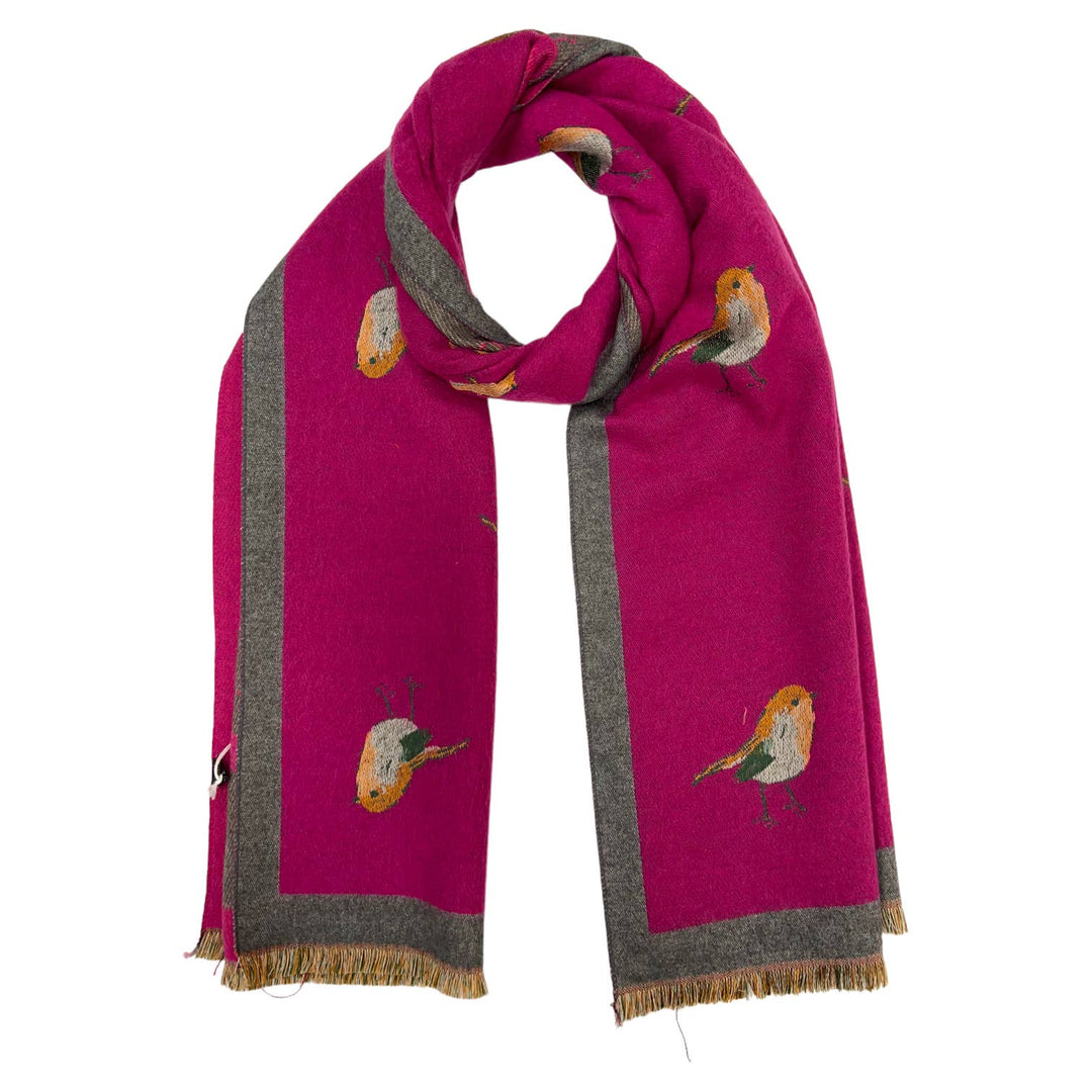 Robin Scarf Cashmere Navy
