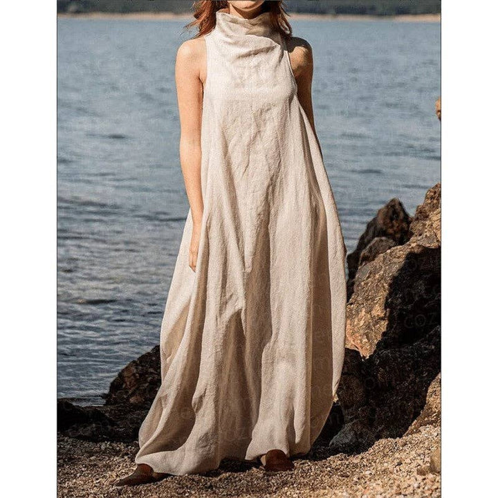 Maxi Dress : KHAKI / S