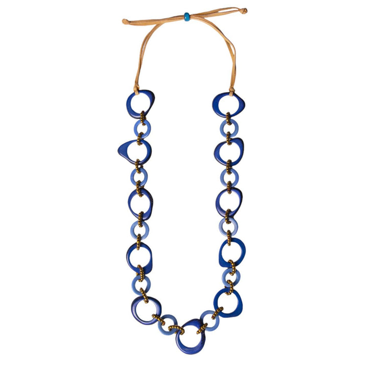 Madeline Necklace: Olive Green Combo
