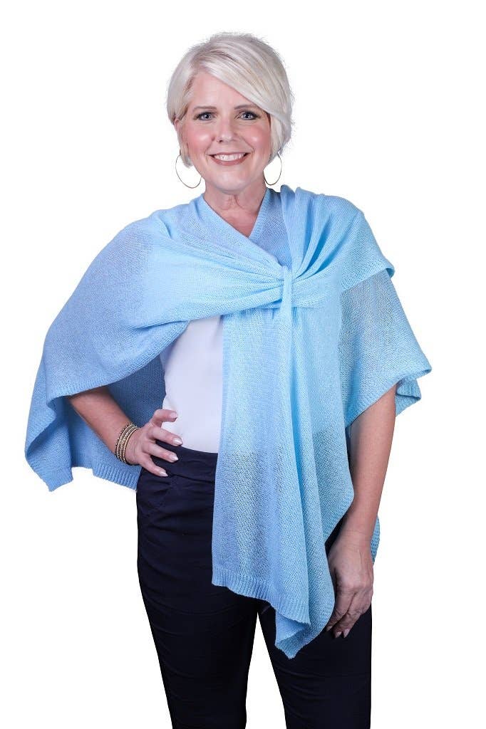 Aliya Cotton Wrap (W108): Black