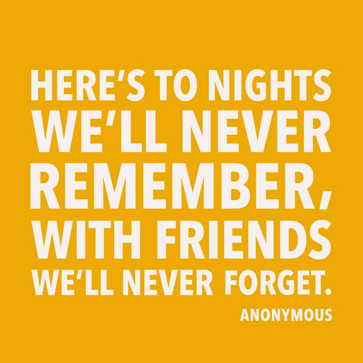Party Napkins | To Nights We'll Never forget