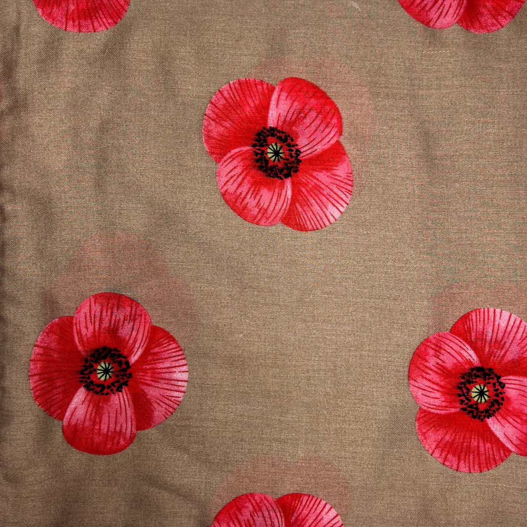 Poppy scarf: Mocca