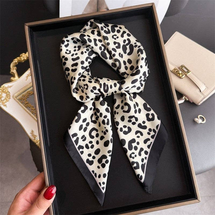 Sheer Trend - Fashionable Leopard Print Scarf: COFFEE