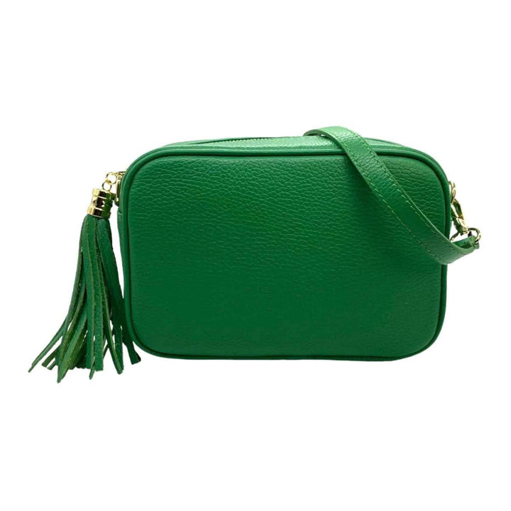 Genuine Leather Bag Tassel: Camel