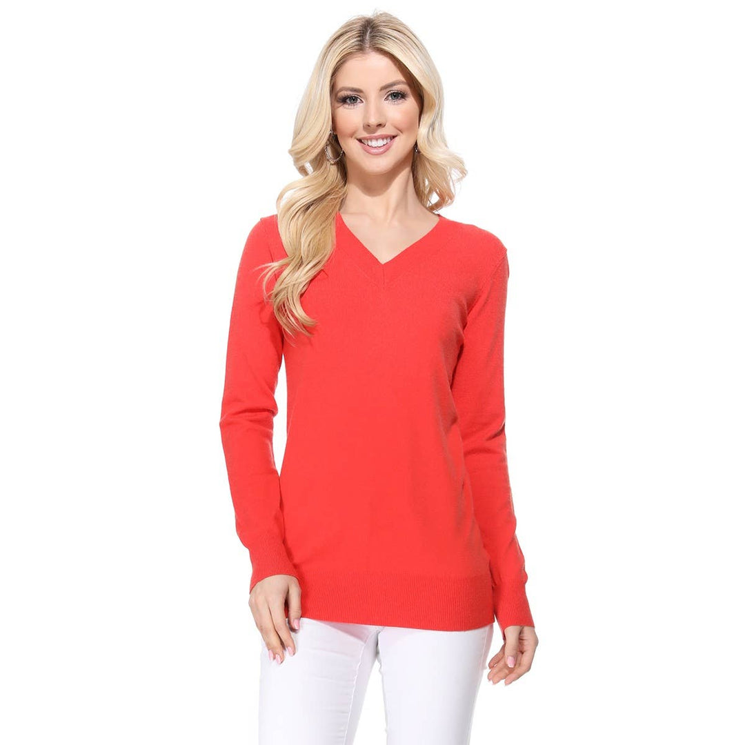V-Neck Soft Sweater MK5501: NAVY / L