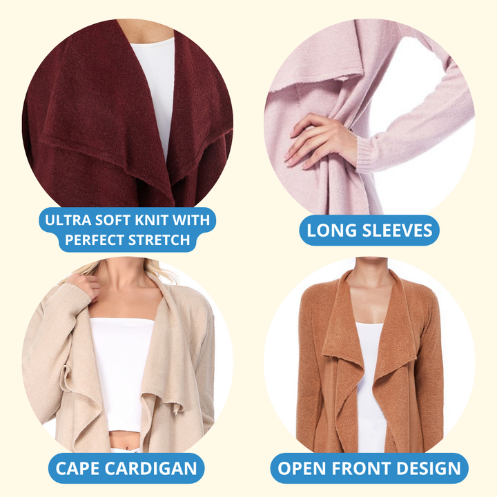 Sweater Cardigan MK8218: BLACK / S