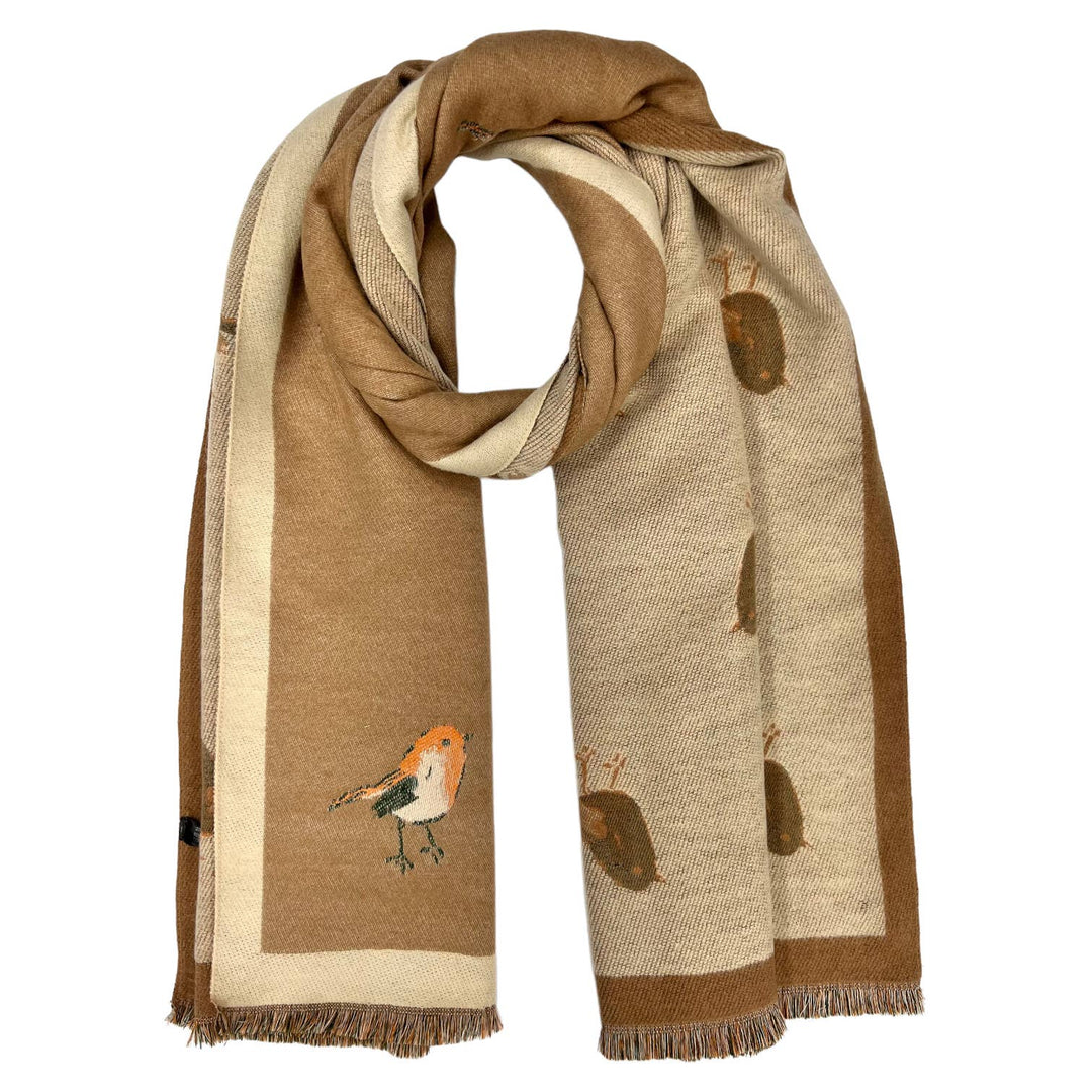 Robin Scarf Cashmere Navy