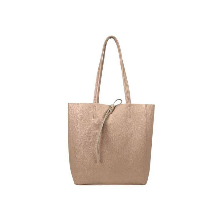 Leather Tote Bag Olive Green