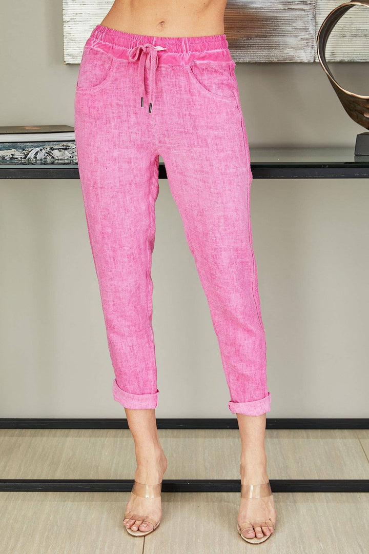 LINEN-FUCHSIA: SMALL