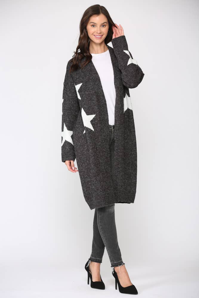 STANCIA STAR SWEATER JKT