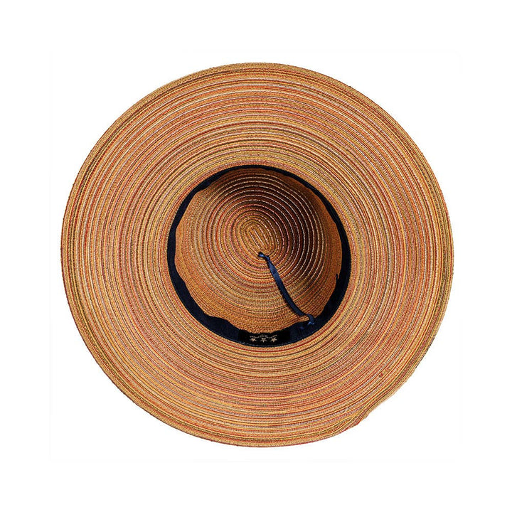 Wide Brim Straw Sun Hat: Natural