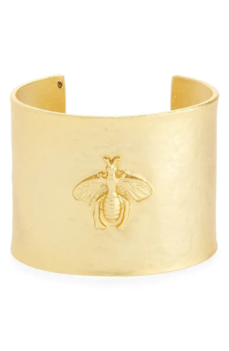 Hammered Bee Cuff