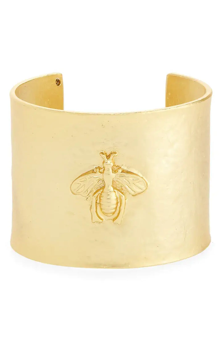 Hammered Bee Cuff