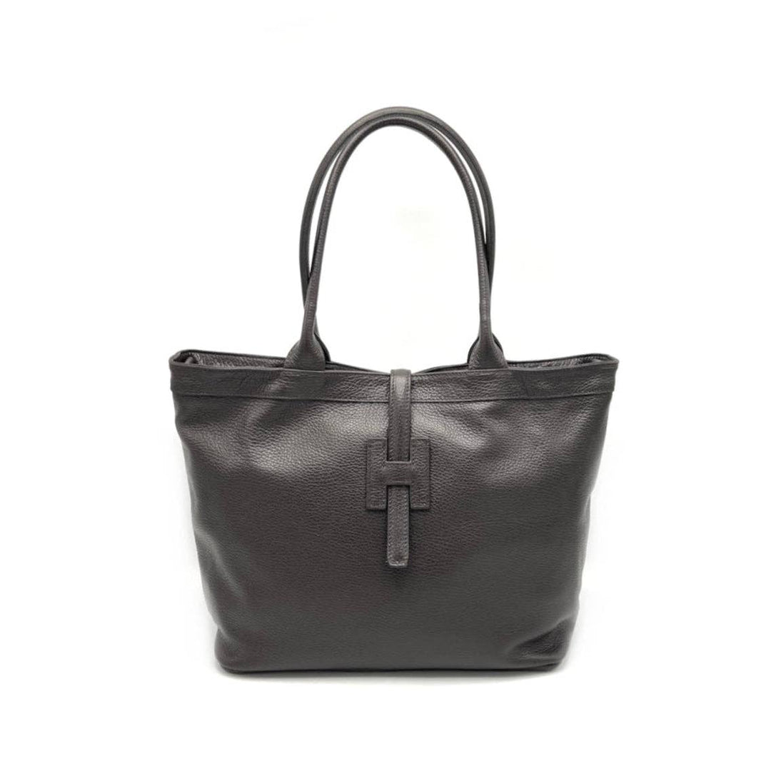 leather Bag, Made in Italy, art. 112605: Blk
