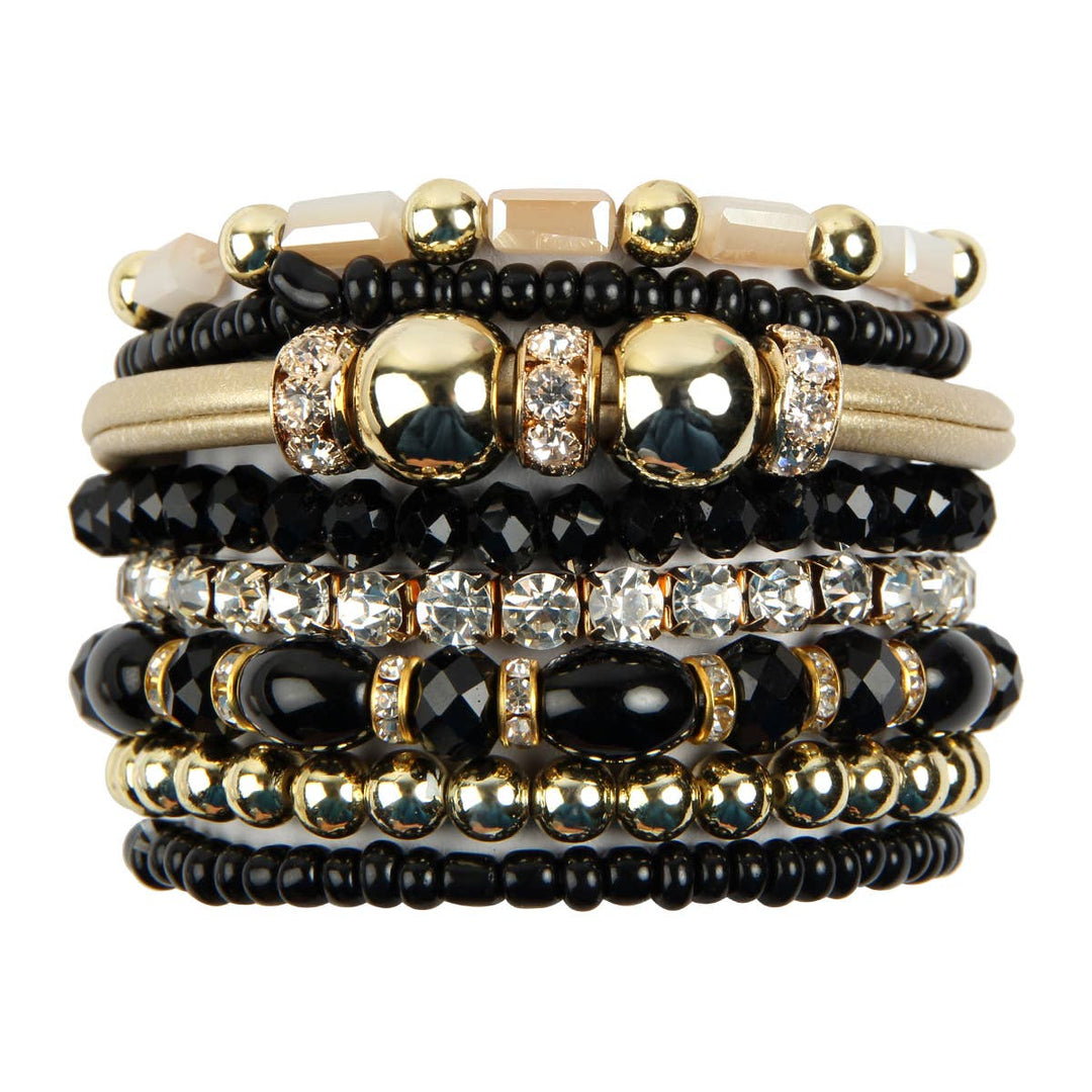 MULTI LINE BRACELET: NATURAL