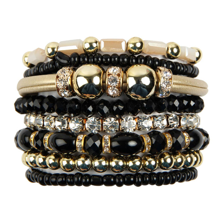 MULTI LINE BRACELET: NATURAL