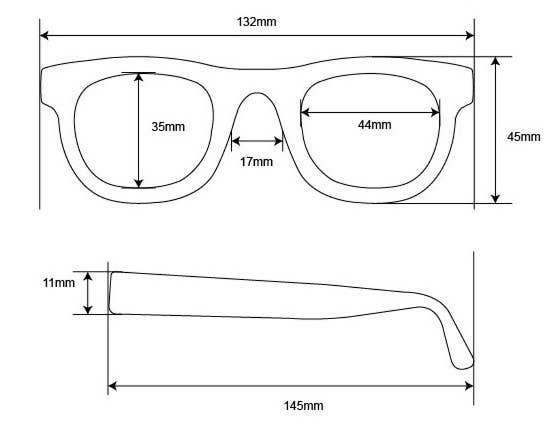 I Heart Eyewear - Dash Reading Glasses: Honey / +1.50