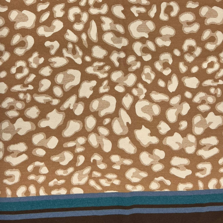 Leopard cashmere blend: Red