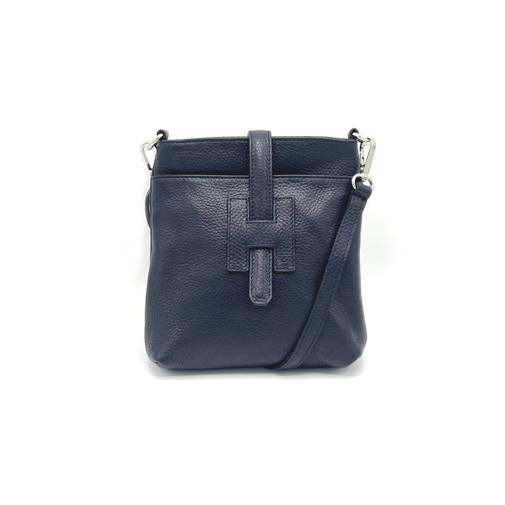 leather bag, Made in Italy, 112614: Blk