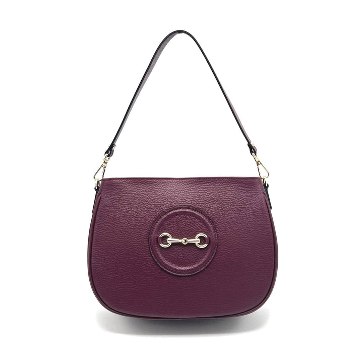 Leather bag, Made in Italy, 112627: Camel