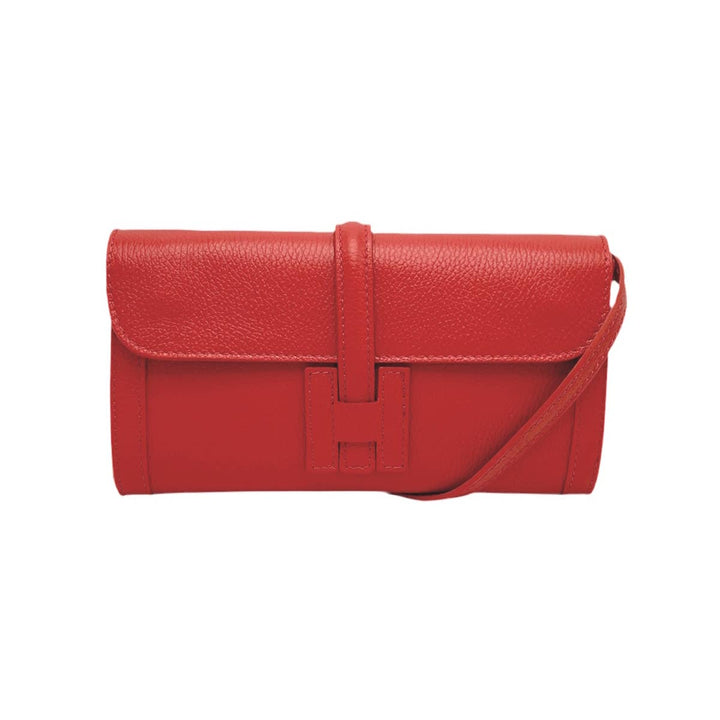 Leather clutch Made in Italy 112532