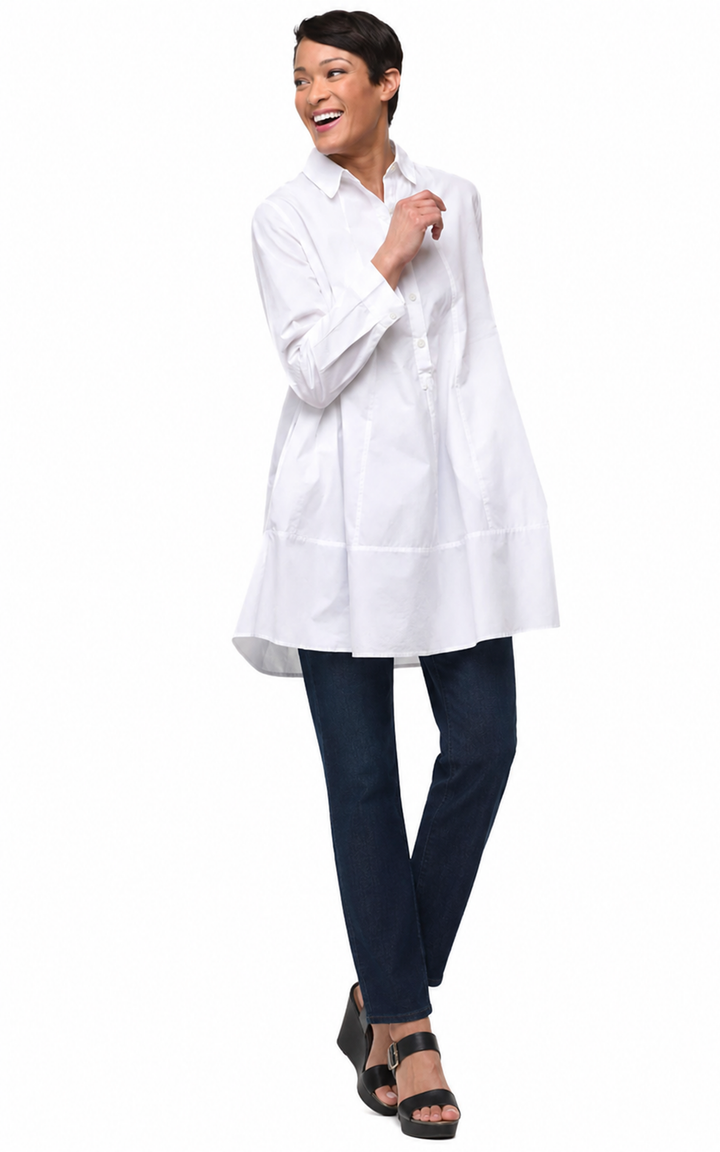 Tulip Clothing - CV612 Gillian in White*: XS