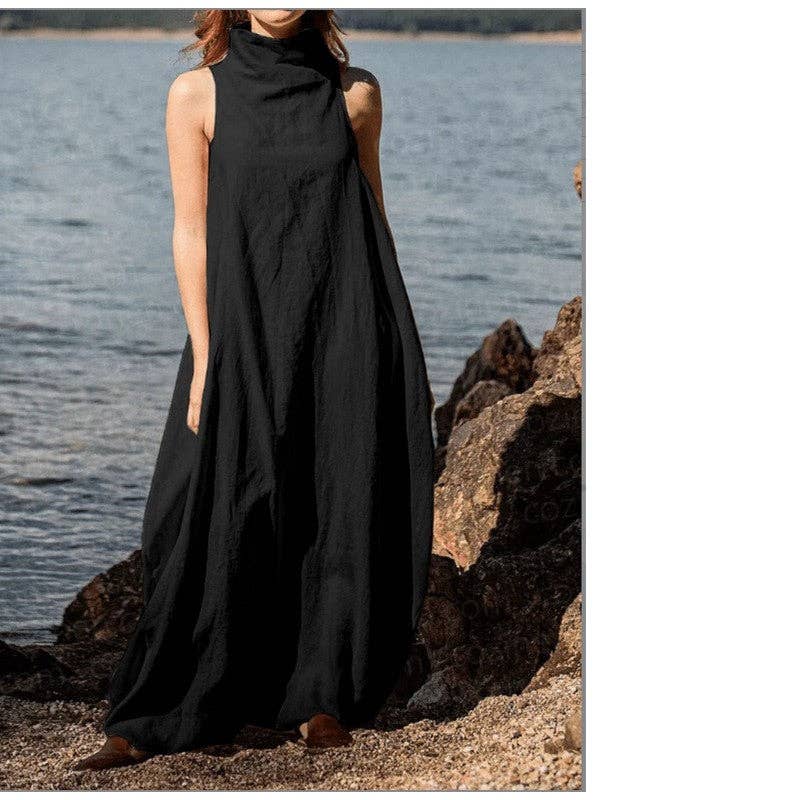 Maxi Dress : KHAKI / L
