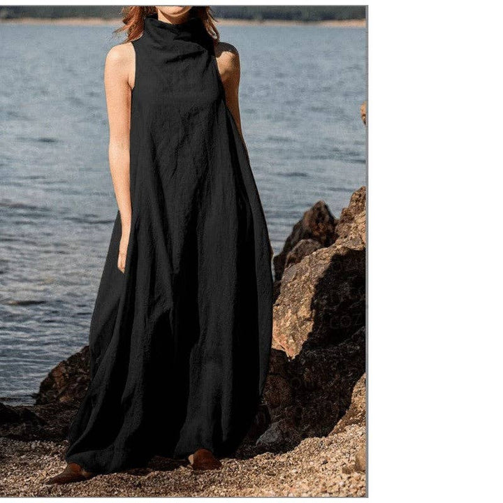 Maxi Dress : BLACK / L