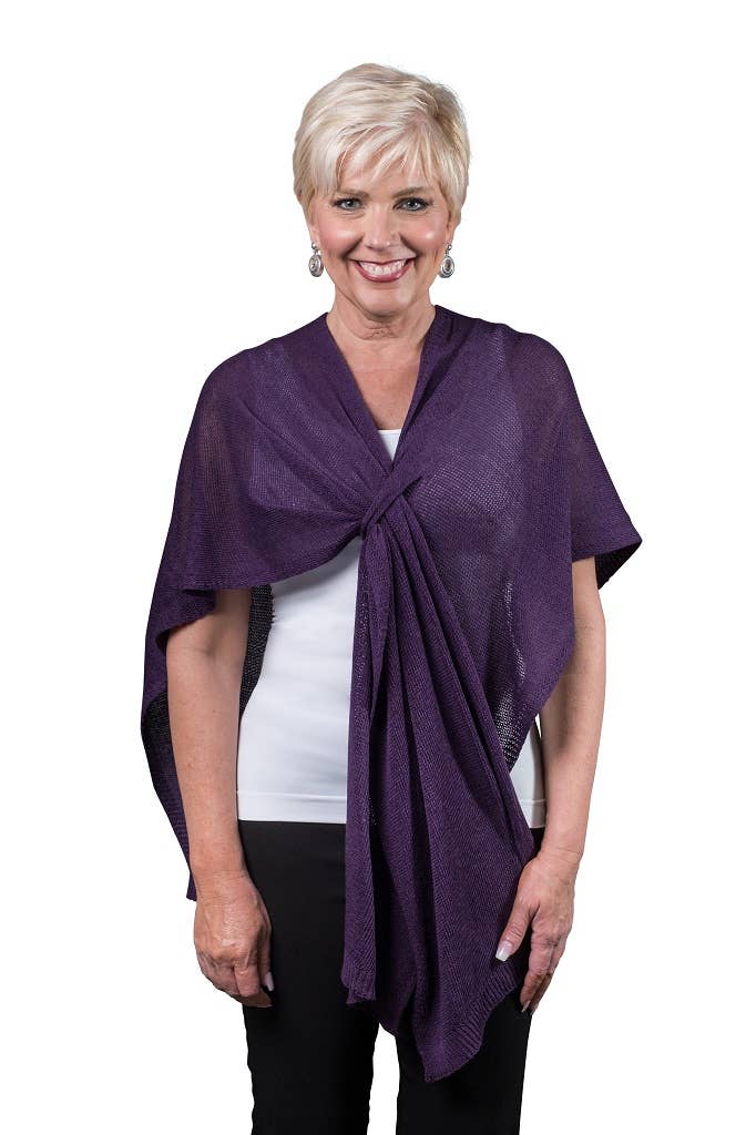 Aliya Cotton Wrap (W108): Bisque