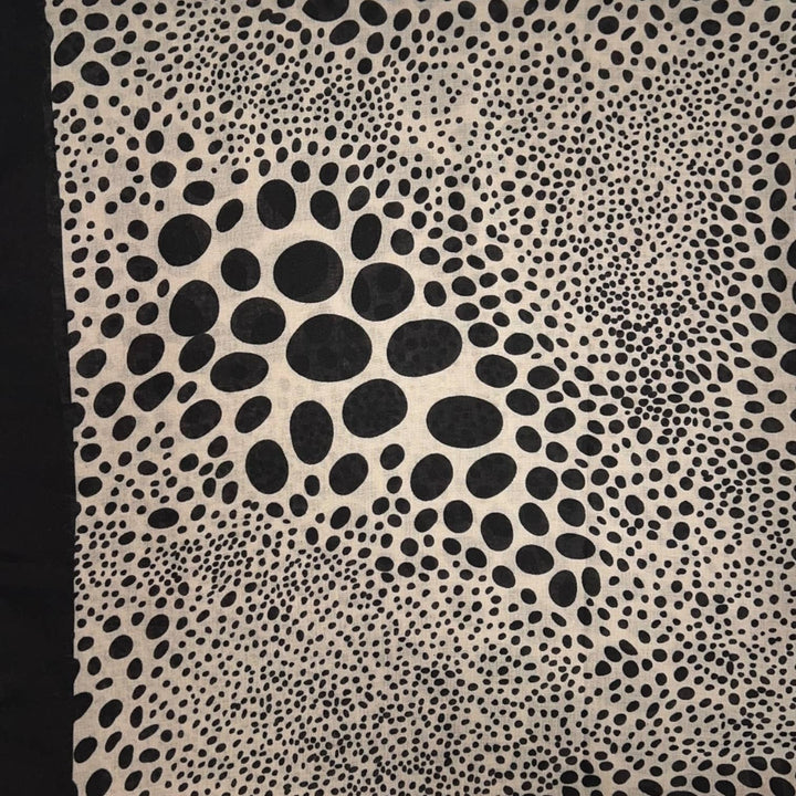 Leopard dots print scarf : Khaki