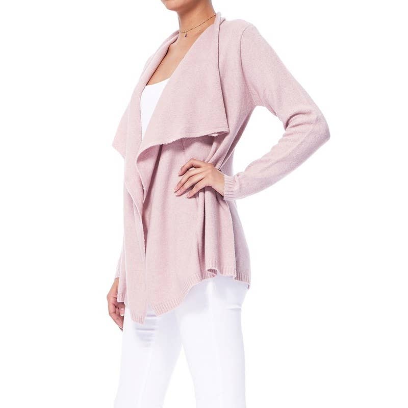 Sweater Cardigan MK8218: MUSHROOM / M