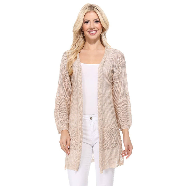 MESH CARDI BLK/L